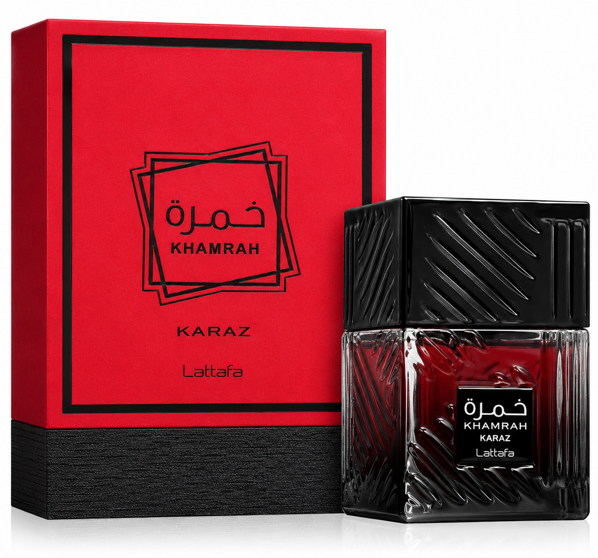 Lattafa KHAMRAH KARAZ for Unisex Eau de Parfum Spray – 3.40 Ounce / 100 ml