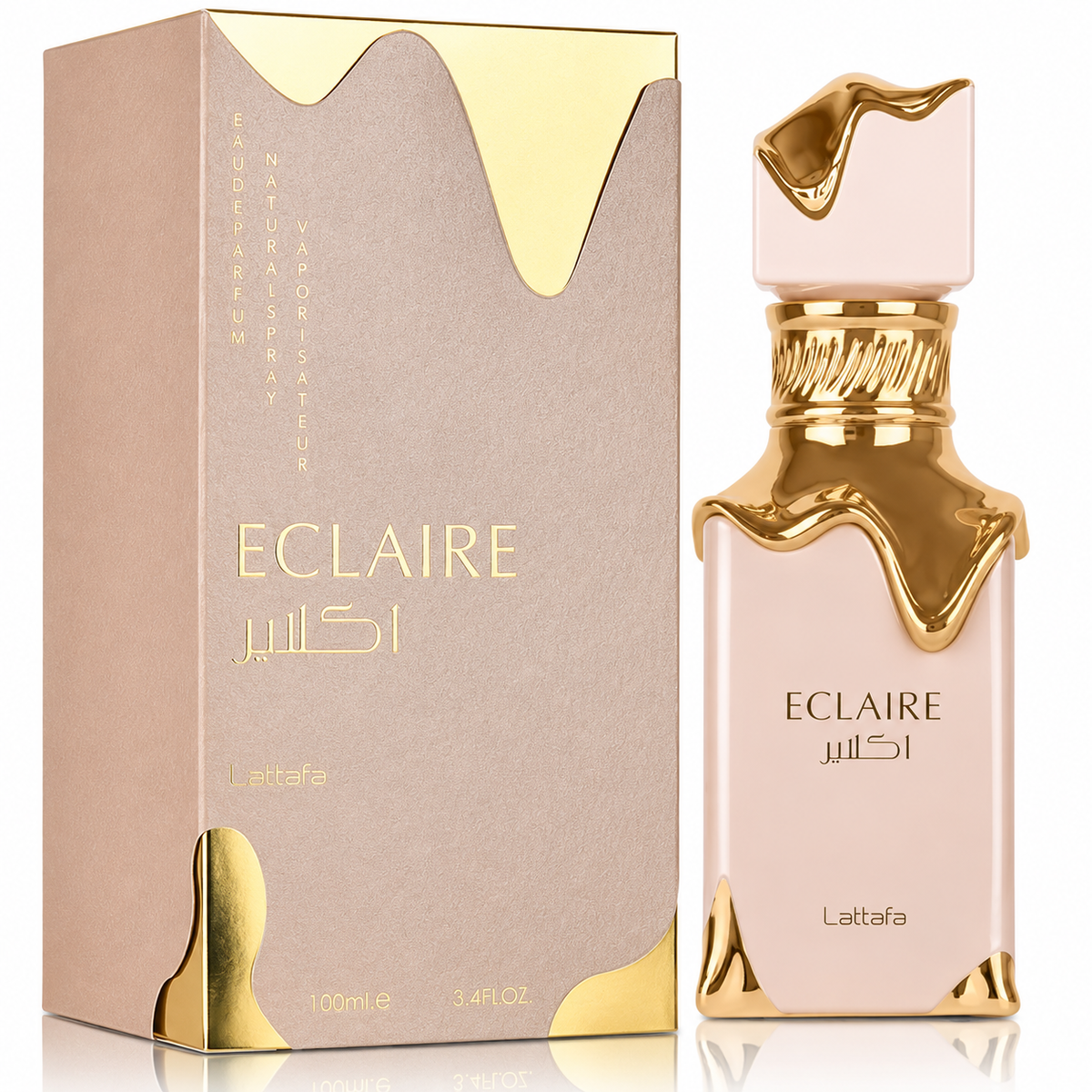 Lattafa Eclaire for Women Eau de Parfum Spray – 3.40 Ounce / 100 ml