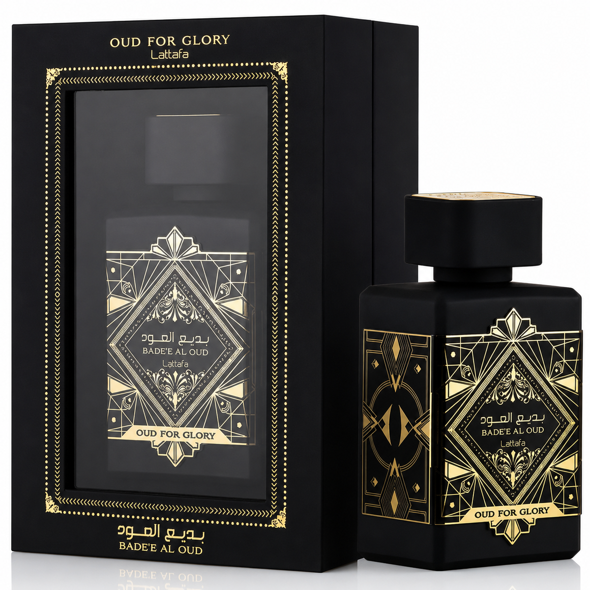 Lattafa Perfumes Bade'e Al Oud for Glory Unisex Eau de Parfum Spray – 3.40 Ounce / 100 ml