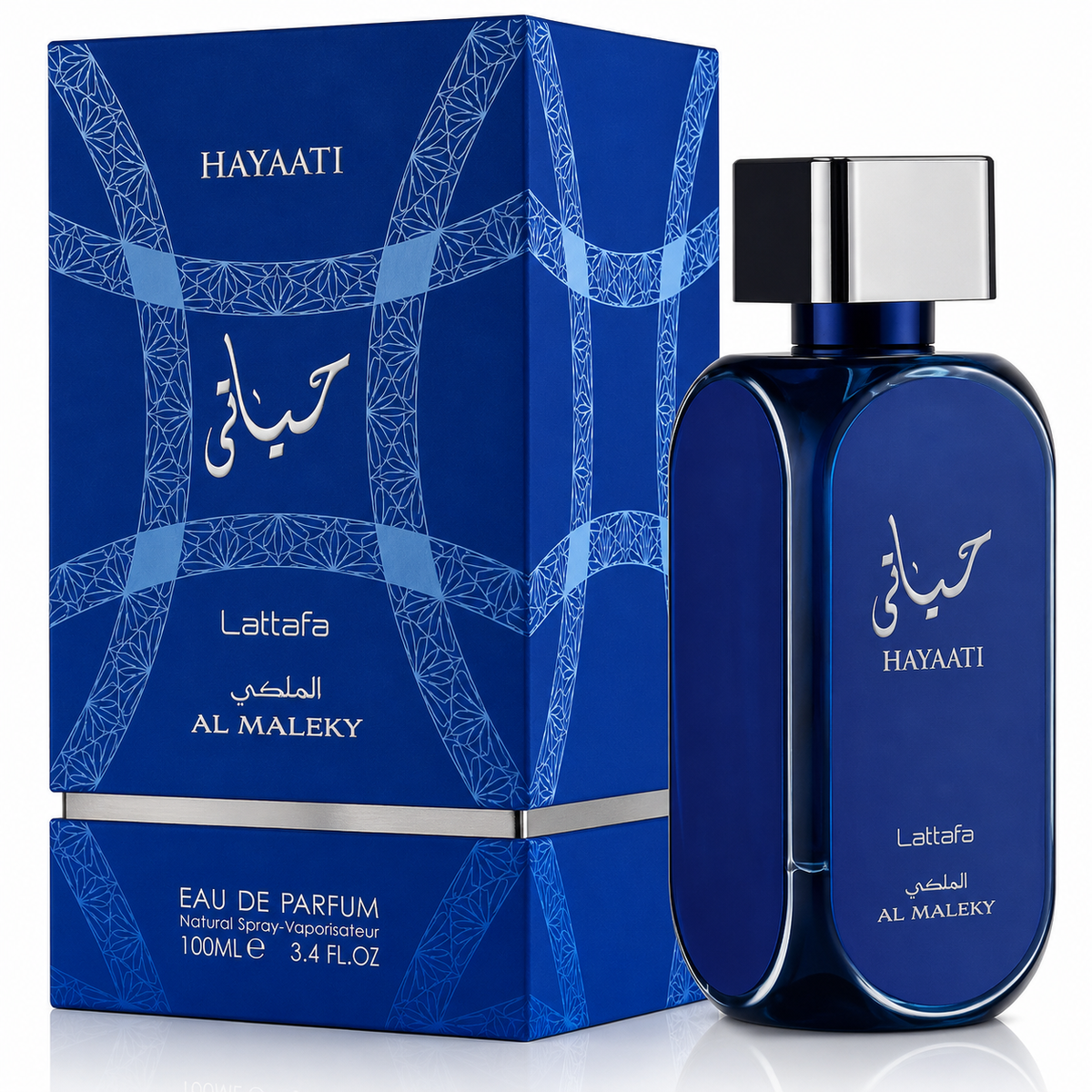 Lattafa Hayaati Al Maleky for Men Eau de Parfum Spray – 3.40 Ounce / 100 ml
