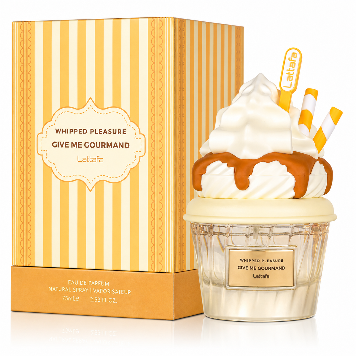 Lattafa Whipped Pleasure for Unisex Eau de Parfum Spray – 2.6 Ounce / 75 ml