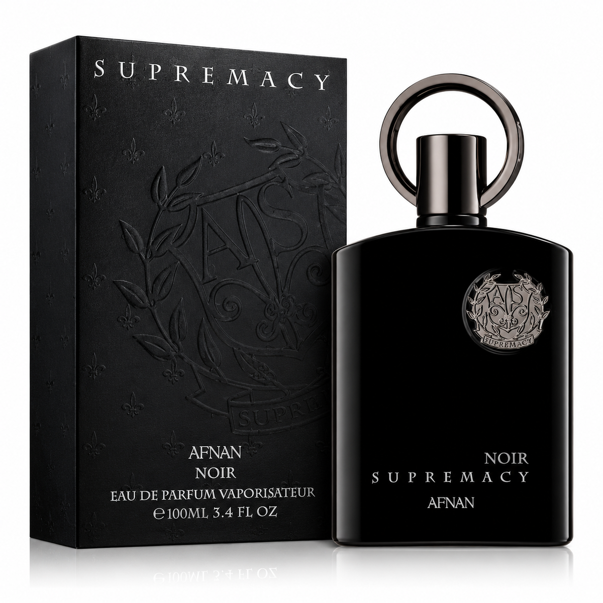 Afnan Supremacy Noir for Men Eau de Parfum Spray – 3.4 Ounce / 100 ml