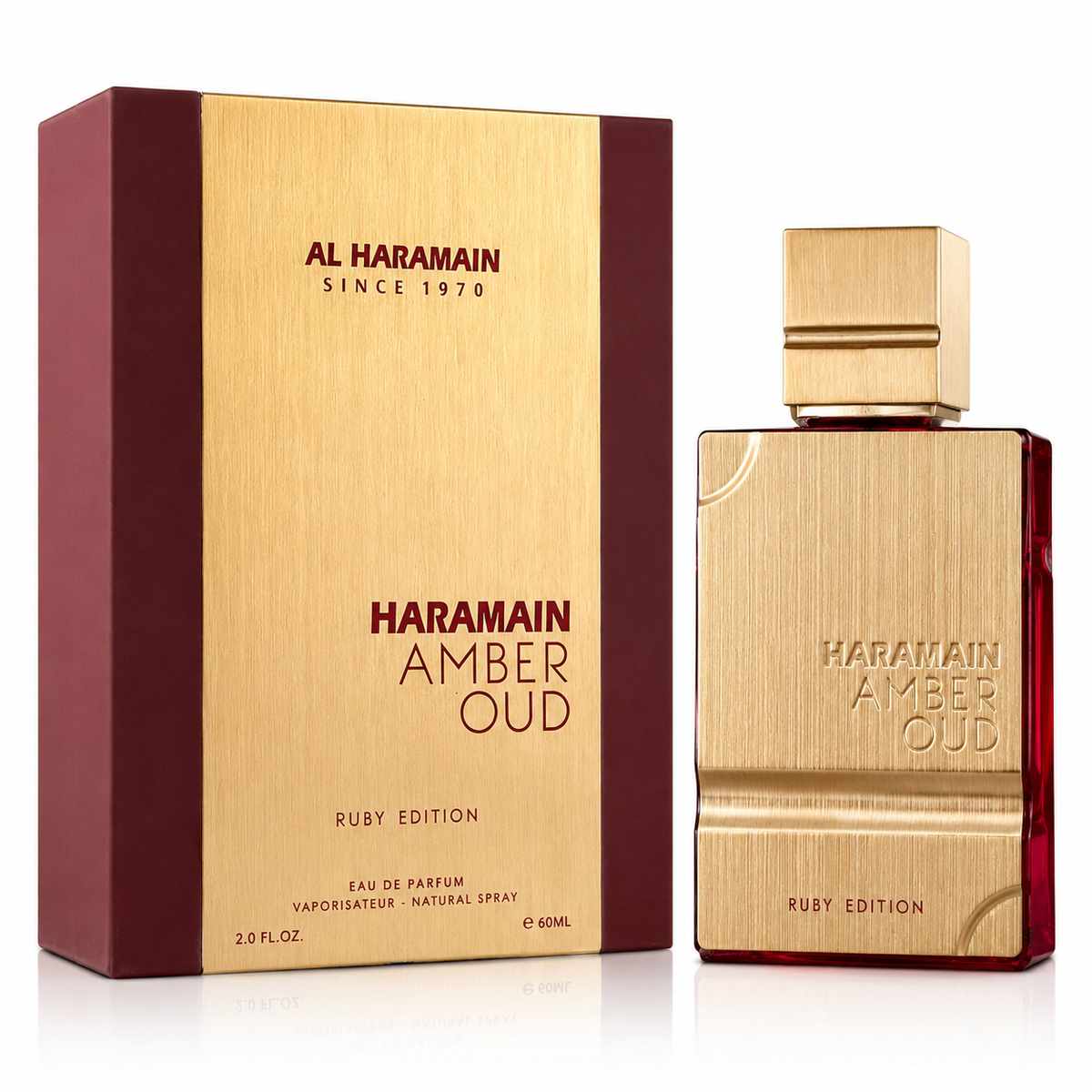 Al Haramain Amber Oud Ruby Edition Unisex Eau de Parfum Spray – 2 Ounce / 60 ml