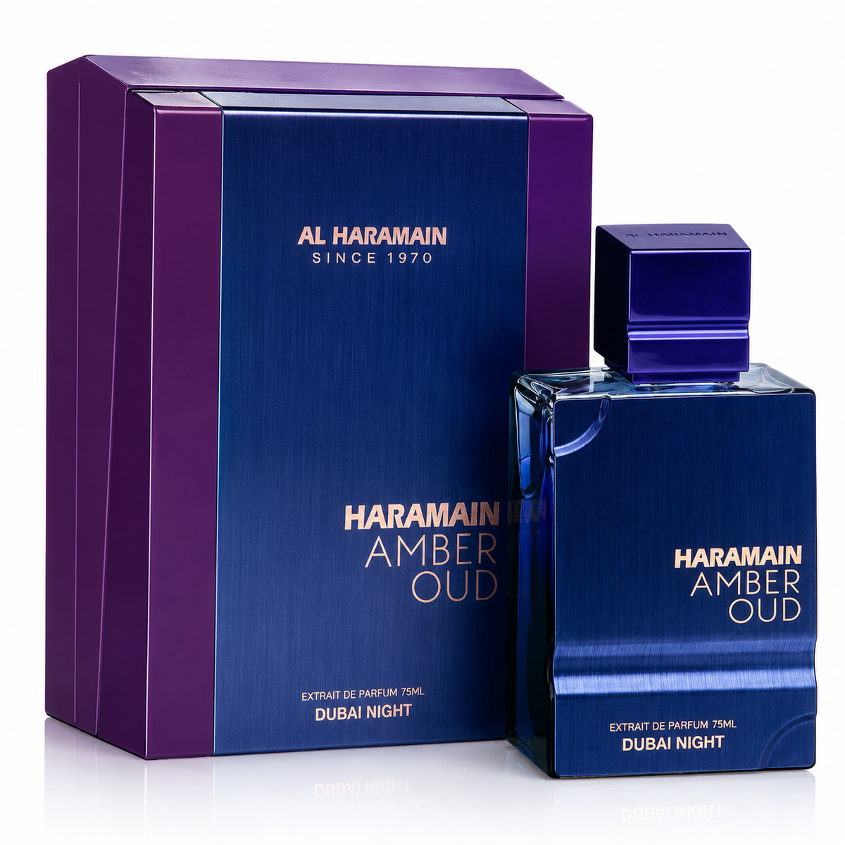 Al Haramain Amber Oud Dubai Night Unisex Extrait de Parfum Spray – 2 Ounce / 60 ml