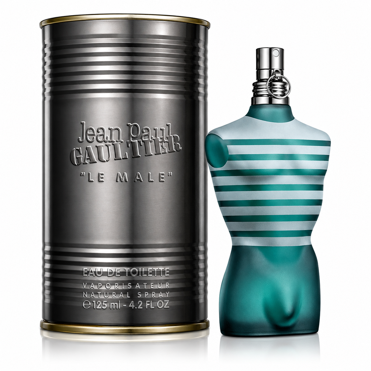 Jean Paul Gaultier Le Male Eau de Toilette for Men – 4.2 Ounce / 125 ml