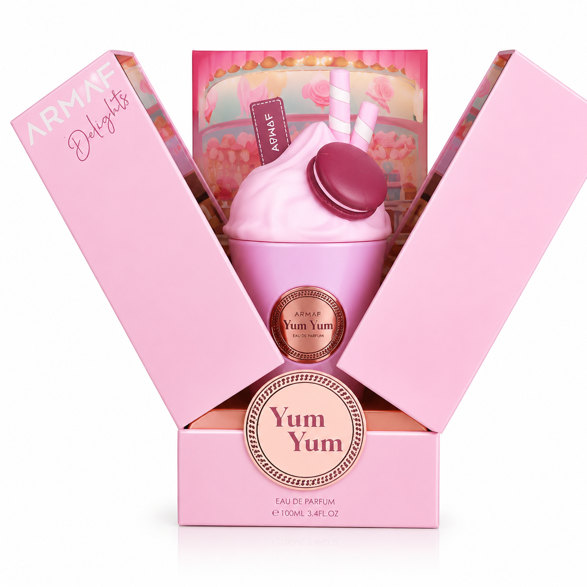 Armaf Delights Yum Yum for Women Eau de Parfum Spray – 3.4 Ounce / 100 ml