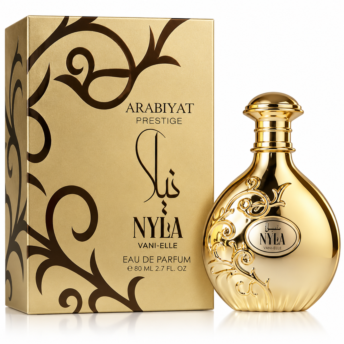 Arabiyat Prestige Nyla Vani-Elle Eau de Parfum for Unisex – 2.70 Ounce / 80 ml