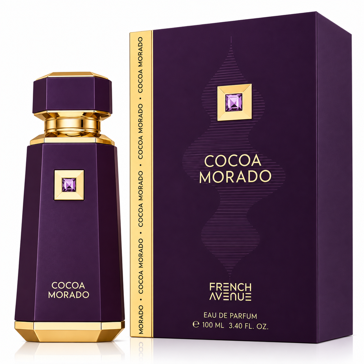 French Avenue Cocoa Morado Eau de Parfum – 3.40 Ounce / 100 ml Unisex Fragrance