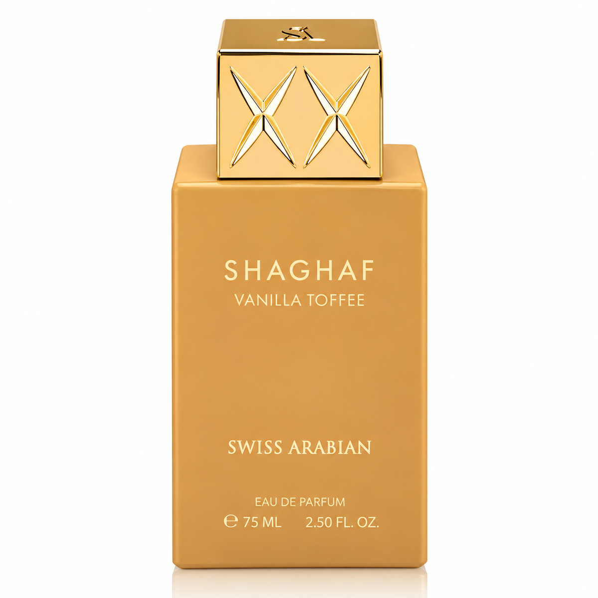 Swiss Arabian Shaghaf Vanilla Toffee Eau de Parfum for Unisex – 2.50 Ounce / 75 ml