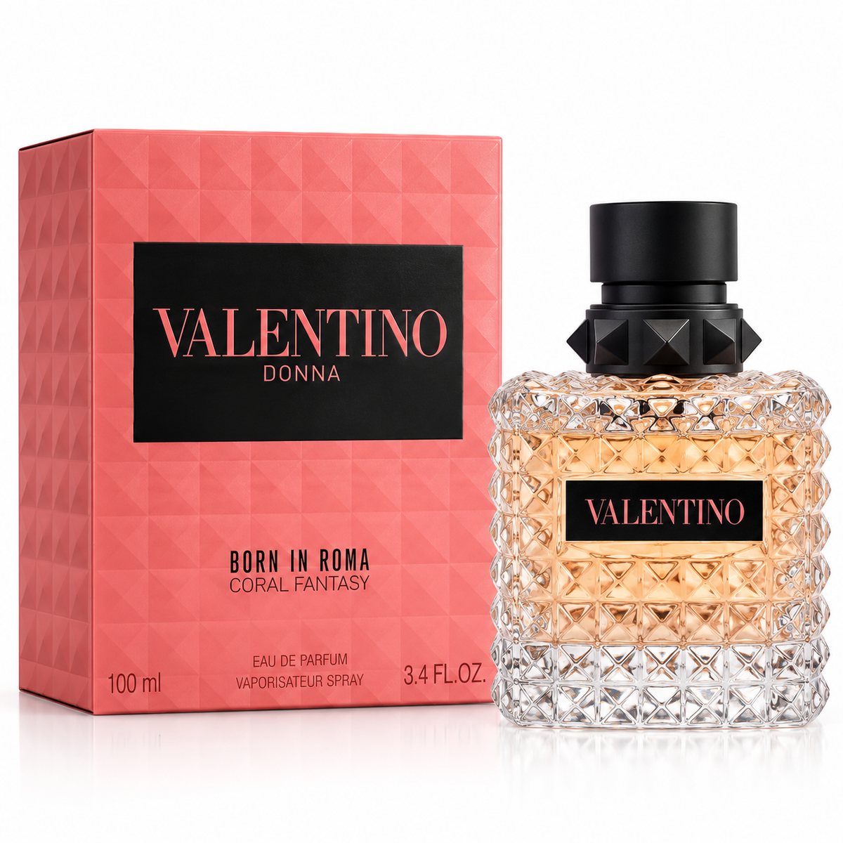 Valentino Donna Born in Roma Coral Fantasy Eau de Parfum for Women – 3.4 Ounce / 100 ml