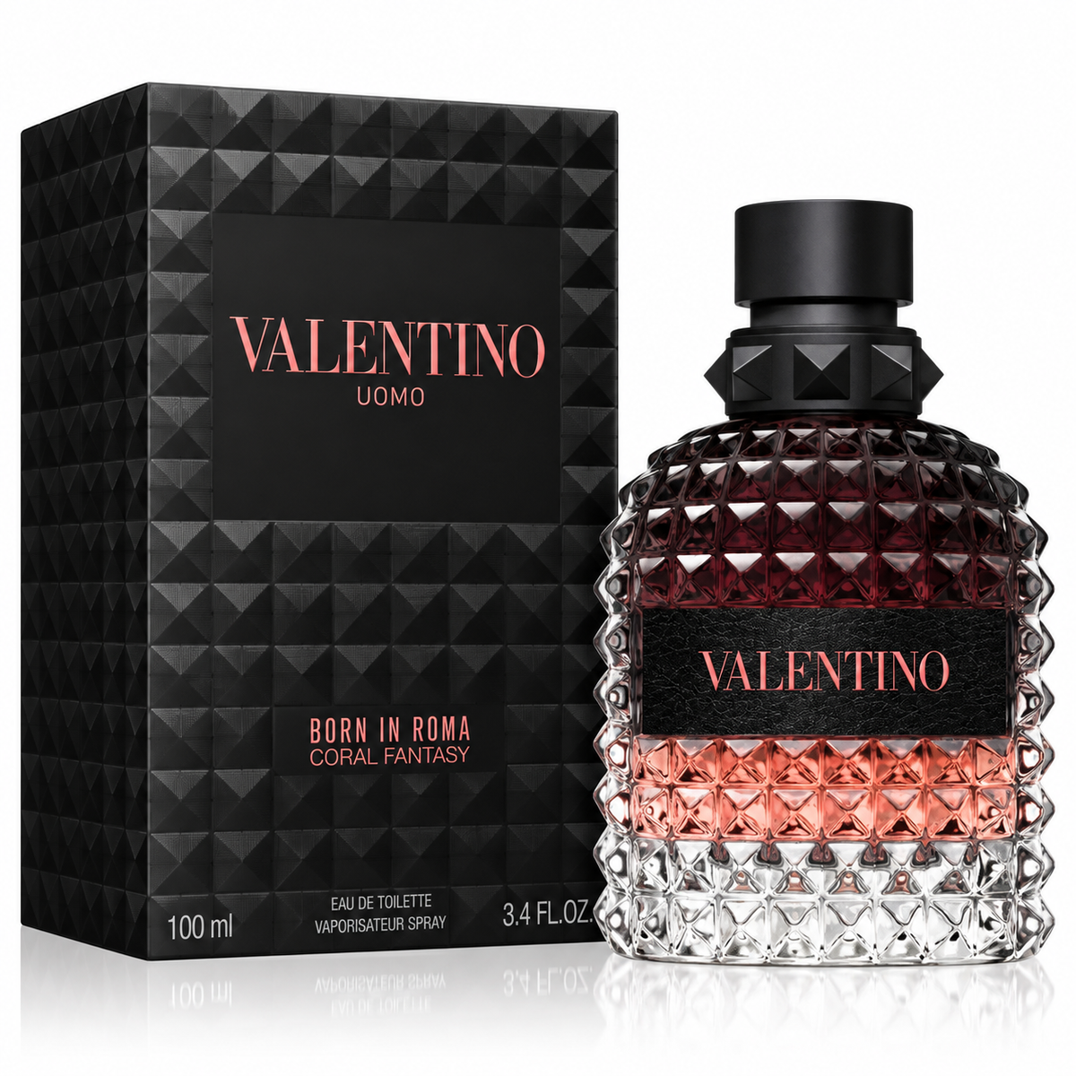 Valentino Uomo Born in Roma Coral Fantasy Eau de Toilette Spray for Men – 3.4 Ounce / 100 ml
